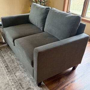 Grey Couch and Loveseat Set!